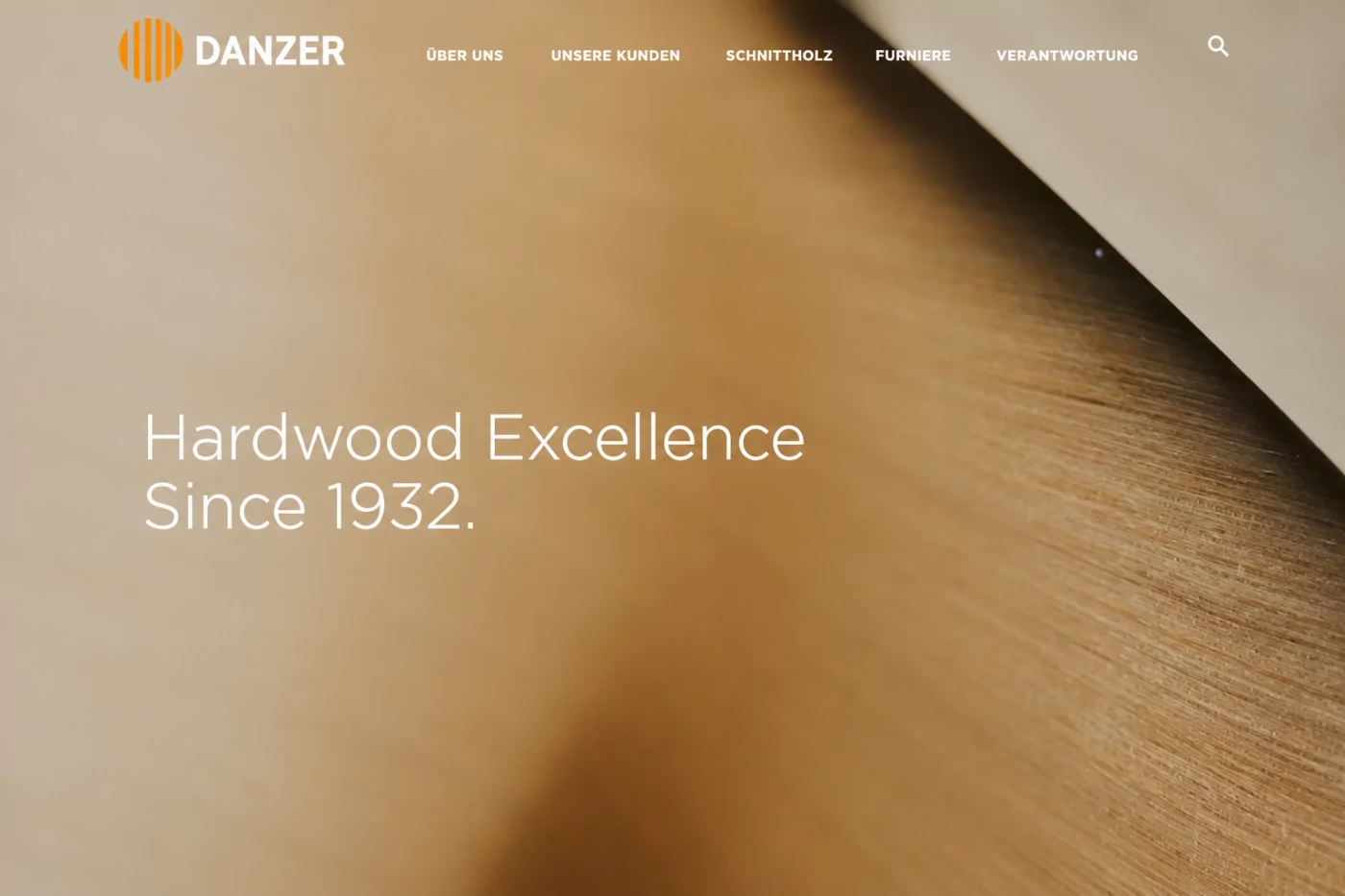 Strategische Landingpage von Danzer als Bestandteil des digitalen Sales-Funnels